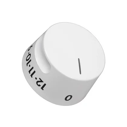 Pokrętło sterujące białe do płyty grzejnej Electrolux / AEG 3425596032