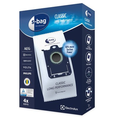 E201S Worki S-Bag do Odkurzacza 4 Szt. Classic Long Performance