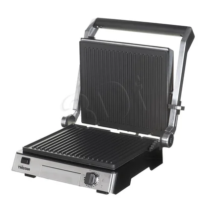 Grill elektryczny kontaktowy Tristar GR-2851 2000 W srebrny