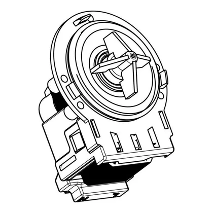 Pompa spustu do pralki Electrolux / AEG z wyłącznikiem termicznym 240 V 50 Hz 25 W