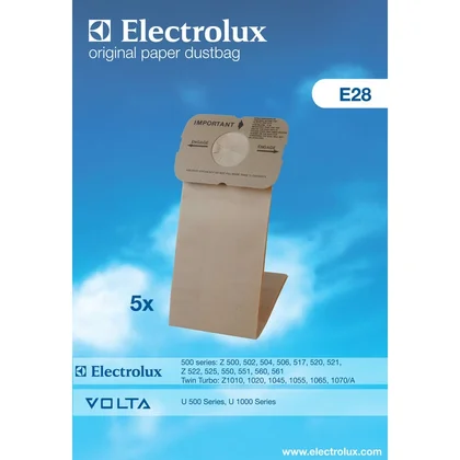 Worki papierowe do odkurzacza Electrolux / AEG E28 5 sztuk 9092144204