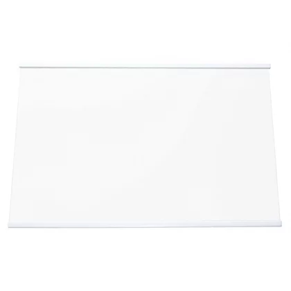 Półki na plastikowe i druciane r Półka szklana środkowa z ramkami do chłodziarki Whirlpool 490 x 320 mm 480132101133 C00323388 480132101134 C00323389