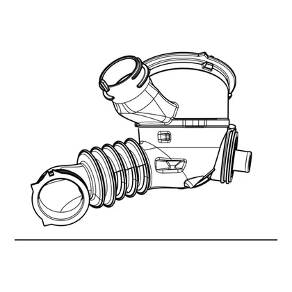 Wąż gumowy odpowietrzający do pralki Electrolux / AEG 1086282009