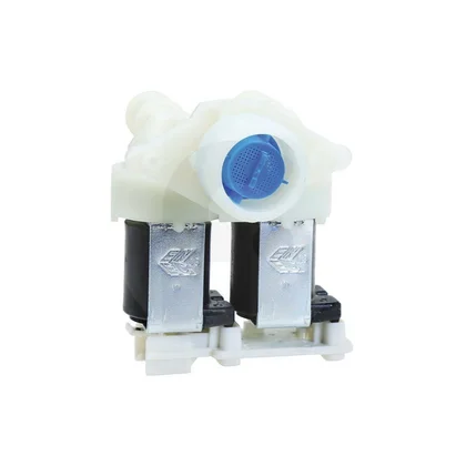 Elementy elektryczne do pralek r Elektrozawór wody do pralki Whirlpool / Indesit / Ariston / Hotpoint 2-drożny 90 st. na kostkę C00311009 480111100199