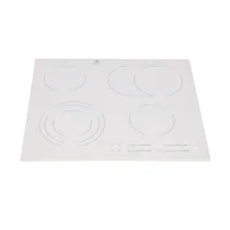 Płyty szklane Płyta szklano-ceramiczna biała do płyty grzejnej Electrolux / AEG 590 x 520 mm