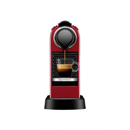Ekspres kapsułkowy Nespresso CitiZ Krups czerwony 1260W XN7006