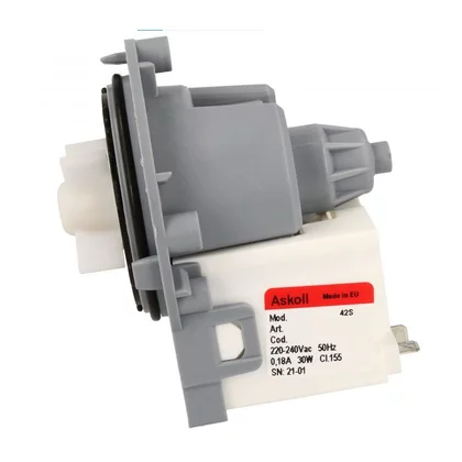 Elementy elektryczne do pralek r Silnik pompy odpływowej do pralki Askoll 40 W na 3 śrubki T2107 RS0785