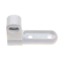 Zawias drzwi lewy górny do lodówki Ariston / Indesit / Hotpoint / Whirlpool M8 biały plastik C00046900 482000074301