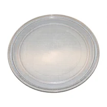 Talerz szklany do mikrofalówki Amica 24,5 cm spód płaski 1034054