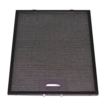 Filtry do okapów Amica Filtr aluminiowy przeciwtłuszczowy do okapu Amica 334 x 274 mm czarny