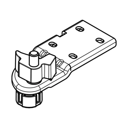 Dolny lewy zawias drzwi chłodziarki Electrolux / AEG 140018199061