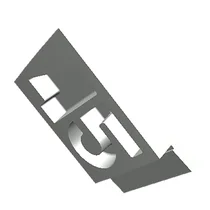 Usztywnienie drzwi do zmywarki Electrolux / AEG 45-łukowe 1529407106