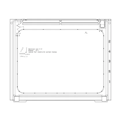 Elementy obudowy Rama przednia do piekarnika Electrolux / AEG NP, DC, CL 5611712208