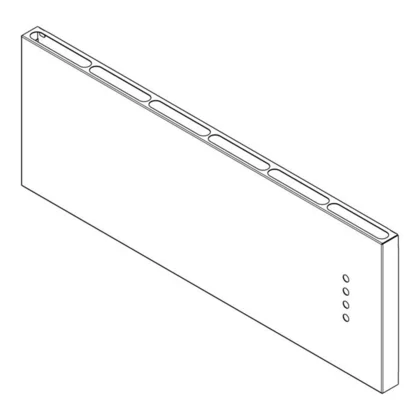 Panel przedni pokrywy do okapu Electrolux / AEG