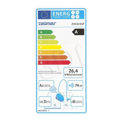 Odkurzacz workowy Zelmer Syrius ZVC415SP 700 W granatowy