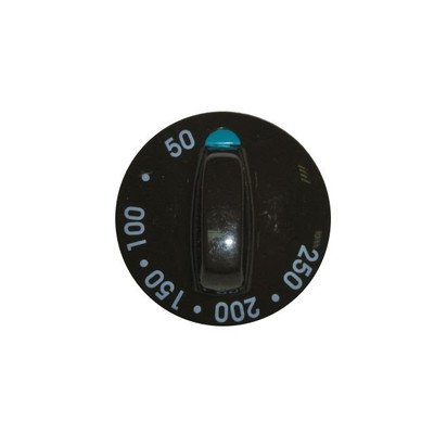 Pokrętło temperatury brązowe wskaźnik zielona kropka 50-250oC (8005561)