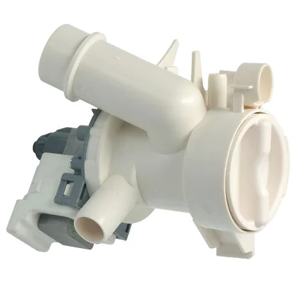 Elementy elektryczne do pralek r Pompa odpływowa do pralki Candy / Haier / Hoover z zamkniętą rurką B20-6AZC 41019104