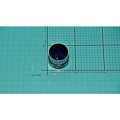 9062564 Pokrętło scandium15A 9453 czarne piekarnika AMICA