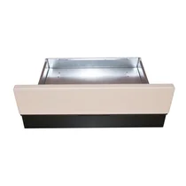 Kompletna szuflada do kuchenki Amica biało-czarna 9065637