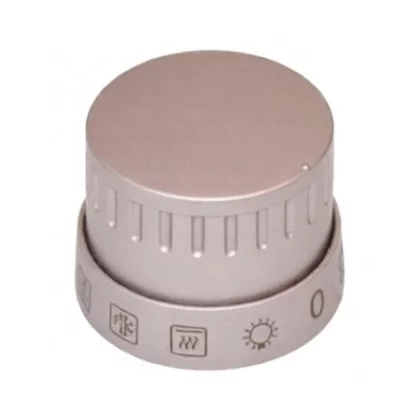 Pokrętło funkcji piekarnika do kuchenki Amica Scandium A 10609 inox ze sprężyną 9062655
