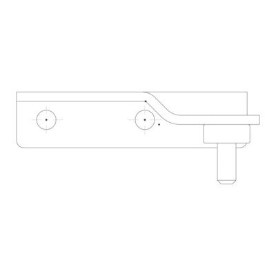 Dolny zawias drzwi Electrolux (2250632102)