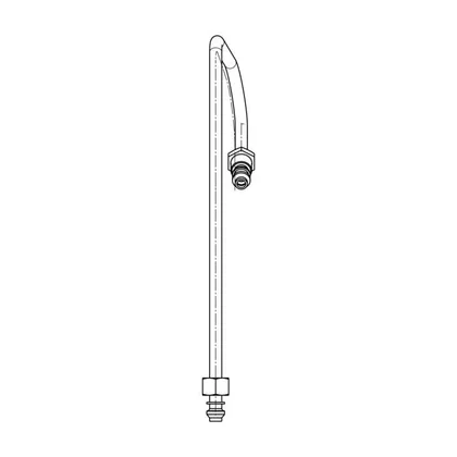 Rurka zaworu gazu do płyty gazowej Electrolux / AEG 8082149017