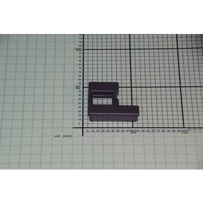 Narożnik prowadnicy lewy szary (1033439)