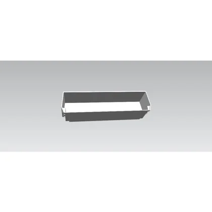 Półki na drzwi różni producenci Dolna półka na butelki do drzwi chłodziarki Electrolux / AEG neutralna, komplet 7902 429 x 100 mm