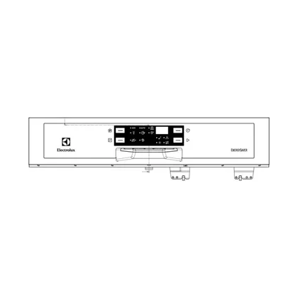 Przyciski i pokrętła do zmywarek Panel przedni z uchwytem do zmywarki Electrolux / AEG czarny 1561529304