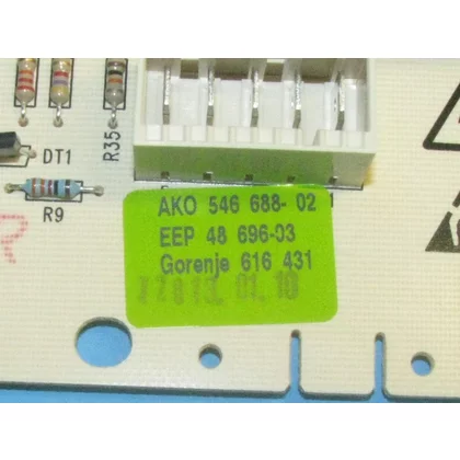 Elementy elektryczne do pralek r Moduł elektroniczny skonfigurowany do pralki Gorenje / Hisense 616431