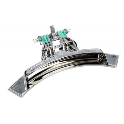 Uchwyt drzwi pralki z zatrzaskiem Electrolux / AEG chromowany 1552492405