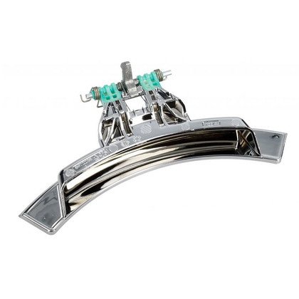 Uchwyt drzwi pralki z zatrzaskiem Electrolux / AEG chromowany 1552492405