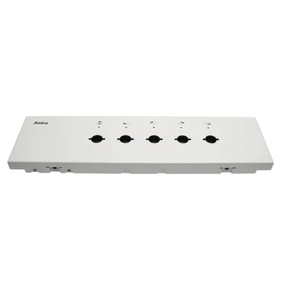 Elementy obudowy Biała tablica panelu przedniego do kuchenki Amica 5D G5G 2508 Amica life 9028945