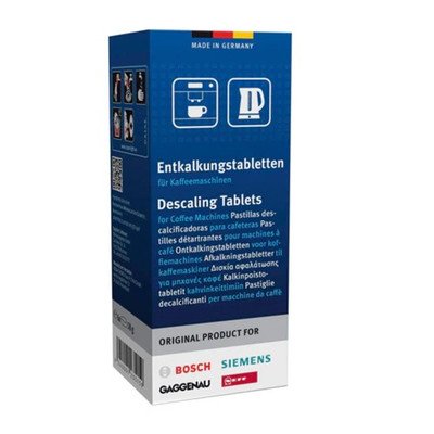 Części zamienne BOSCH/SIEMENS Tabletki do odwapniania ekspresów Bosch/Siemens 6 szt. 00312453