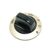 Pokrętło sterujące do kuchenki Electrolux / AEG czarne / stal nierdzewna 3491009753