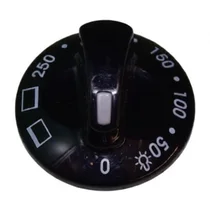 Pokrętło temperatury i 2 funkcji do piekarnika Amica czarne E610.00/09.2873.0 8015015