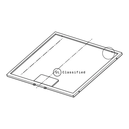 Filtr przeciwtłuszczowy kasetowy do okapu Electrolux / AEG 318 x 262,7 x 9 mm