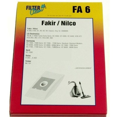 FA6 Worki do odkurzacza 5 szt.