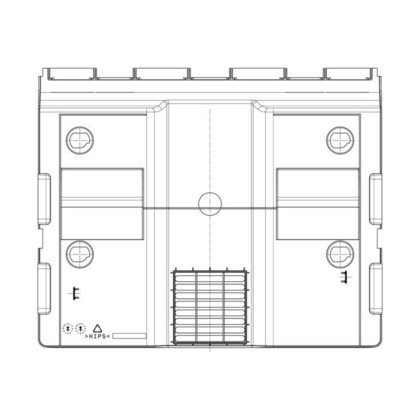 pokrywa wentylatora, 7820, 422x343.4mm