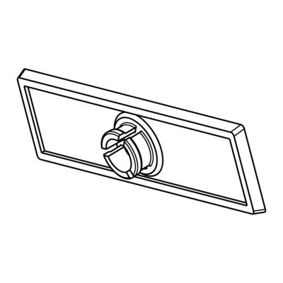 Osłona zawiasu, pokrywa, dolny chłodziarki Electrolux (8079182013)