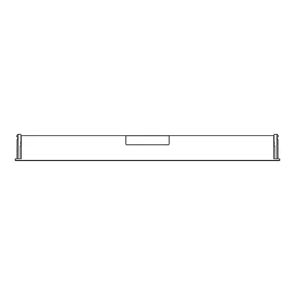 Czujnik wilgoci z wkładką panelu do chłodziarki Electrolux / AEG 7820 456 x 45 mm