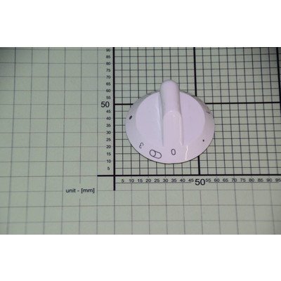 Pokrętło białe płytki grzejnej z polem poszerzonym (8002842)