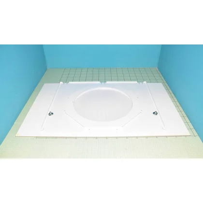 Biała szyba do okapu Amica 90 cm 1034421