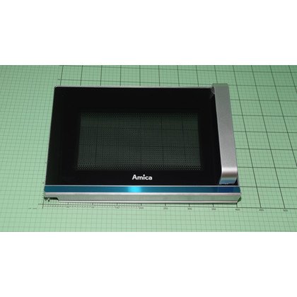 Drzwi do mikrofalówek Amica 1049353 Zespół drzwi AMGF23E1GS AMICA