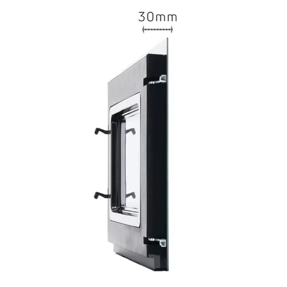 Drzwi do mikrofalówek Amica Zespół drzwi do kuchenki mikrofalowej Amica AMMB25E2SGB 1046245