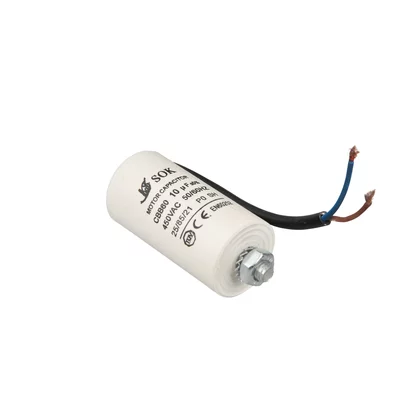 Kondensator do urządzeń AGD Domax 10 µF 450 V z przewodem 27038