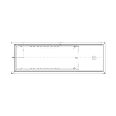 Drzwi chłodziarki, nierdzewny, 590x1772mm Electrolux (140056878014)