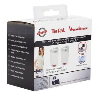 Wkład antywapienny do generatora pary i żelazka parowego Tefal Purely & Simply 2 sztuki XD9030E0
