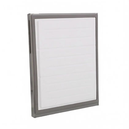 Zespół drzwi zamrażarki szary do chłodziarko-zamrażarki Electrolux / AEG 4055506887