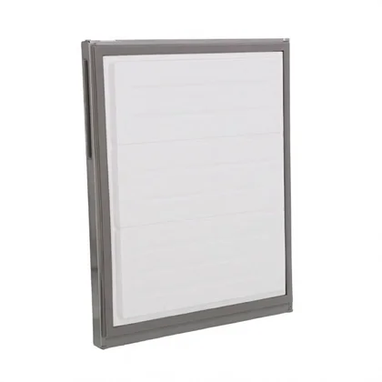 Zespół drzwi zamrażarki szary do chłodziarko-zamrażarki Electrolux / AEG 4055506887